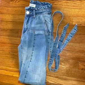 Ashley Mason Paper Bag Jeans